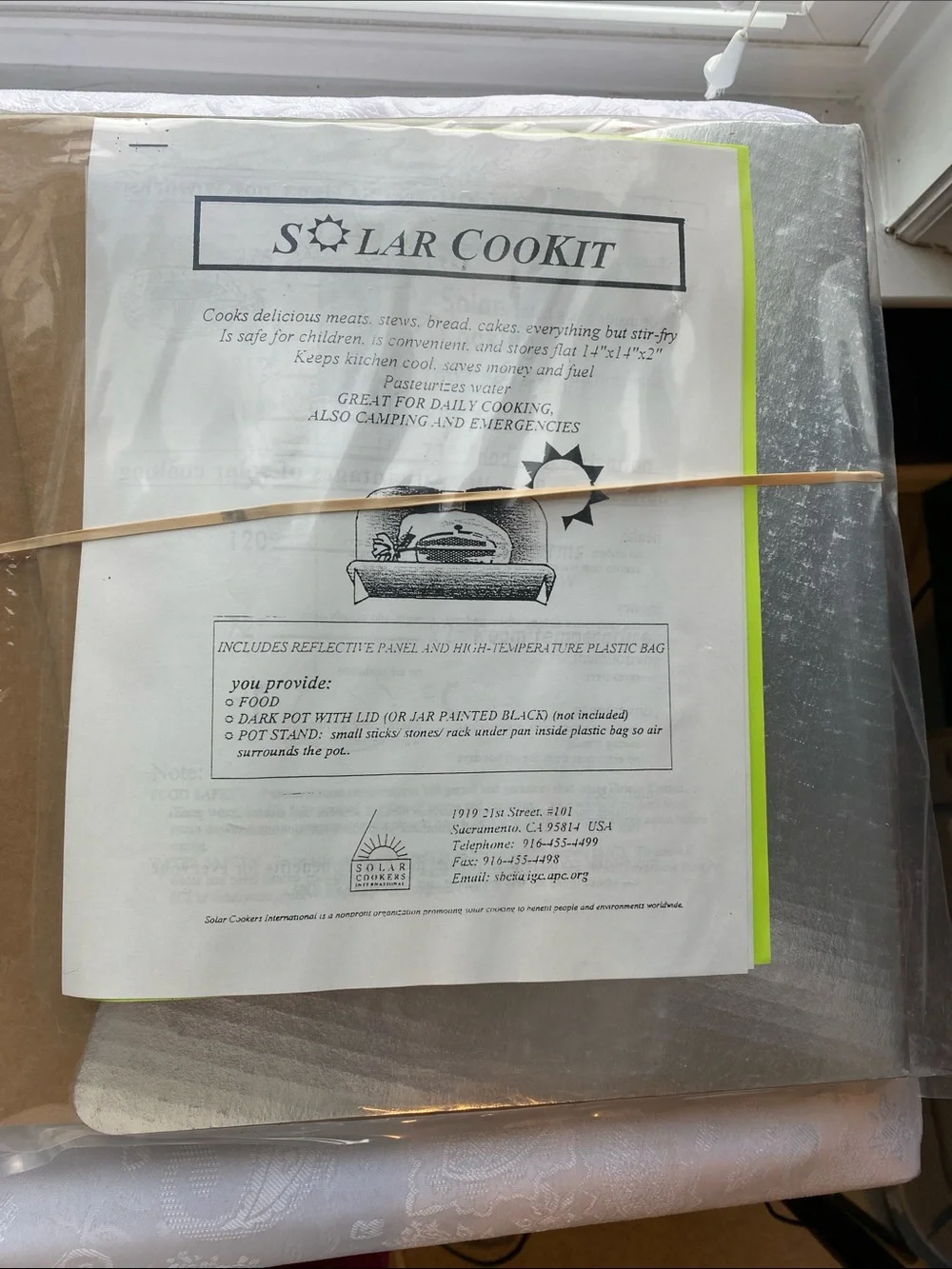 NIB 2- Solar CooKit